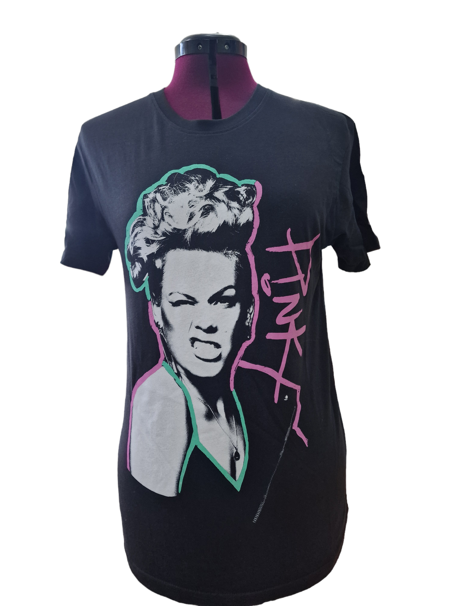 P!NK T-SHIRT - BLACK - ADULTS