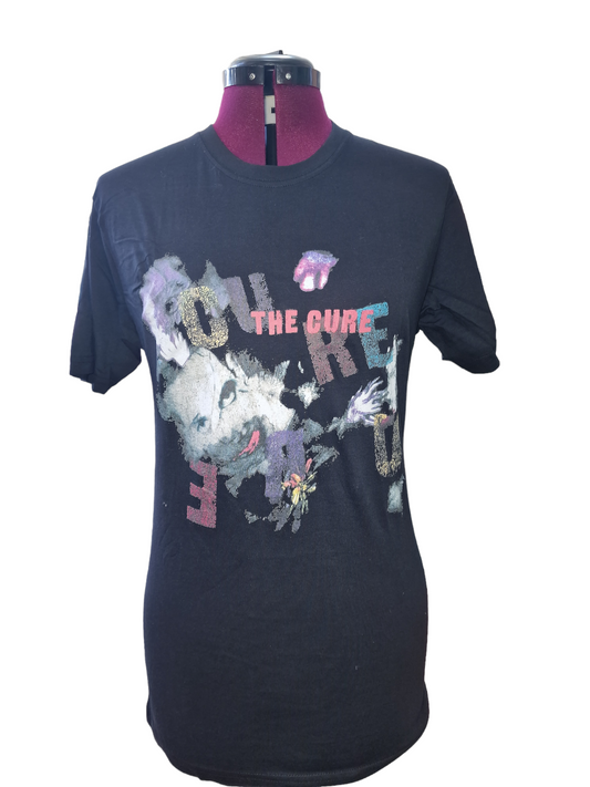 The Cure  T-SHIRT with front and Back print- black - ADULT