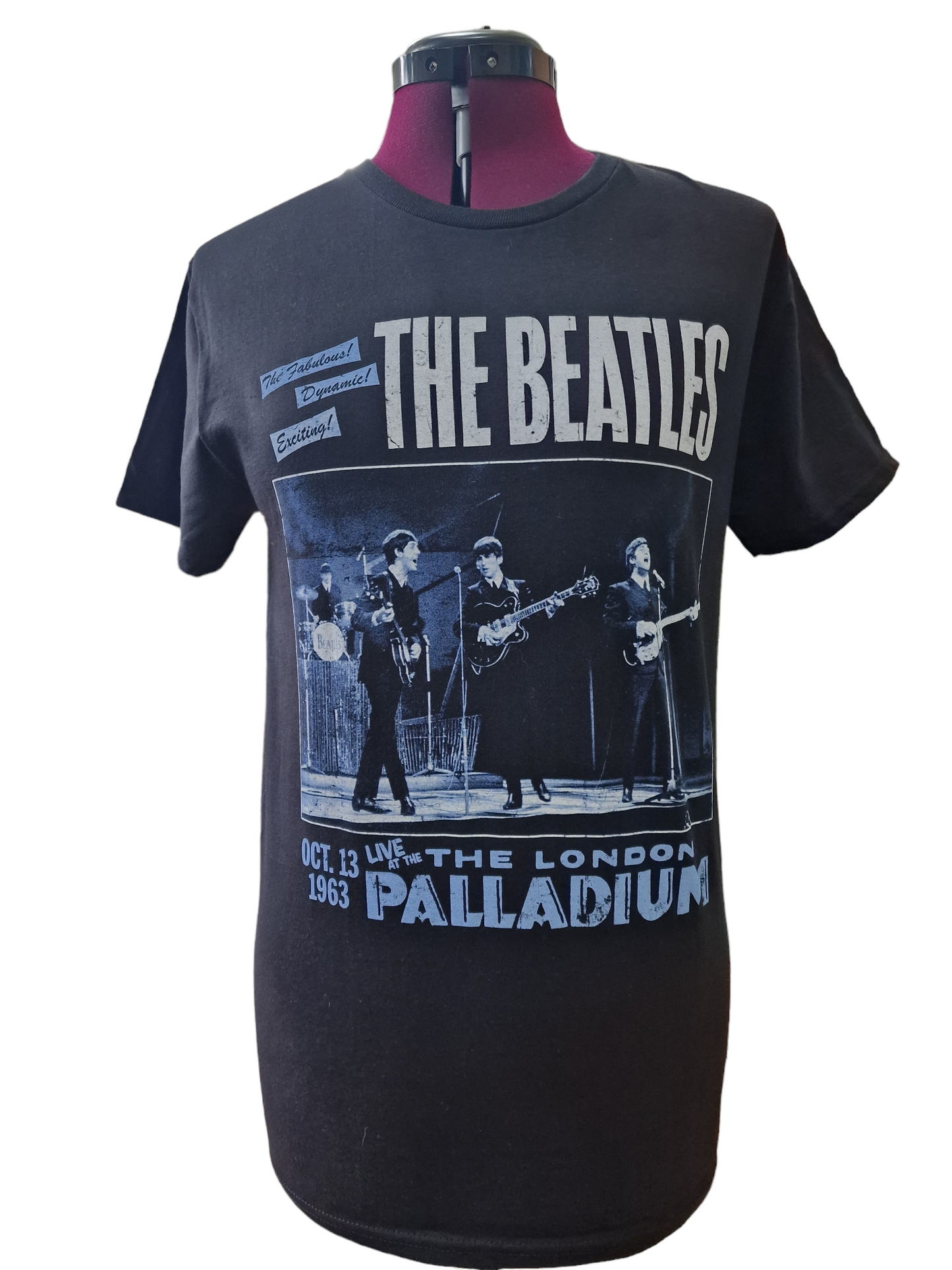 THE BEATLES- THE PALLADIUM T-SHIRT - BLACK- ADULTS