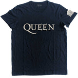 Queen "Logo And Crest " Unisex Adult T Shirt
