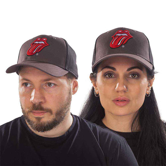 Rolling Stones  Grey/Black Baseball Cap Adults