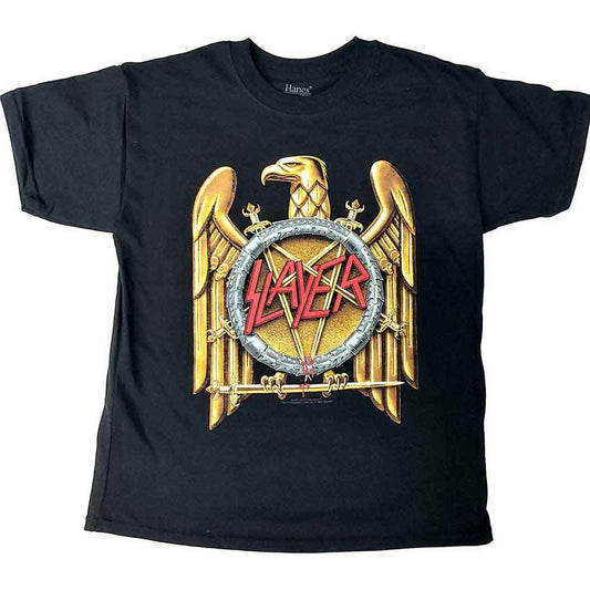 KIDS Slayer "Gold Eagle" T shirt black