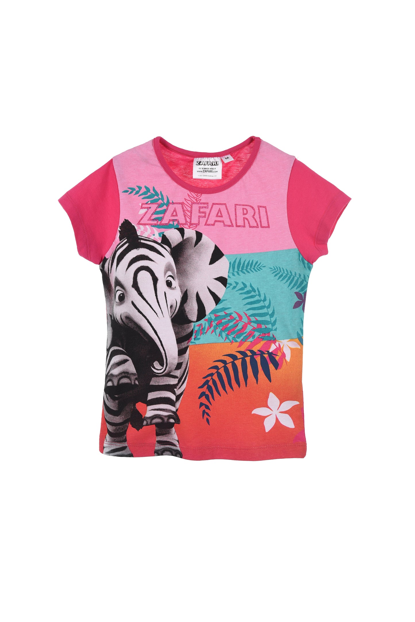 Girls Unique Zafari Short Sleeve T- shirt