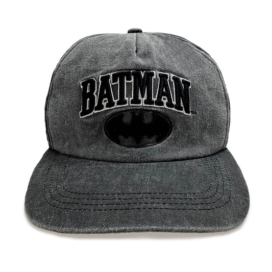Batman Grey Denim Baseball Cap Adults