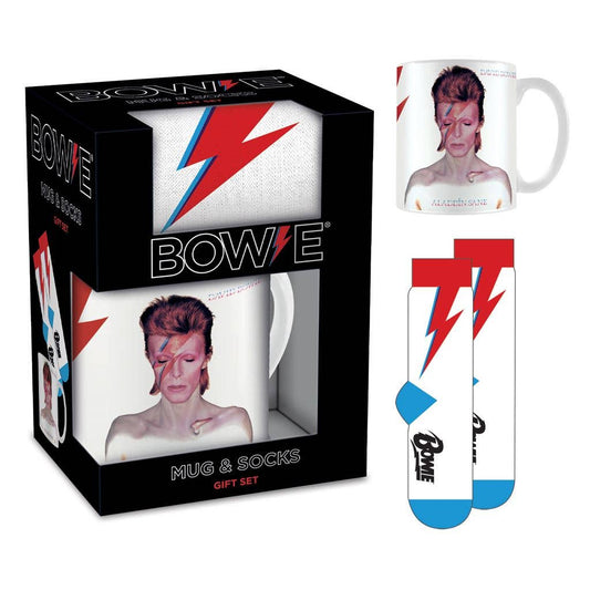 David Bowie (Aladdin Sane) Mug & Sock Set