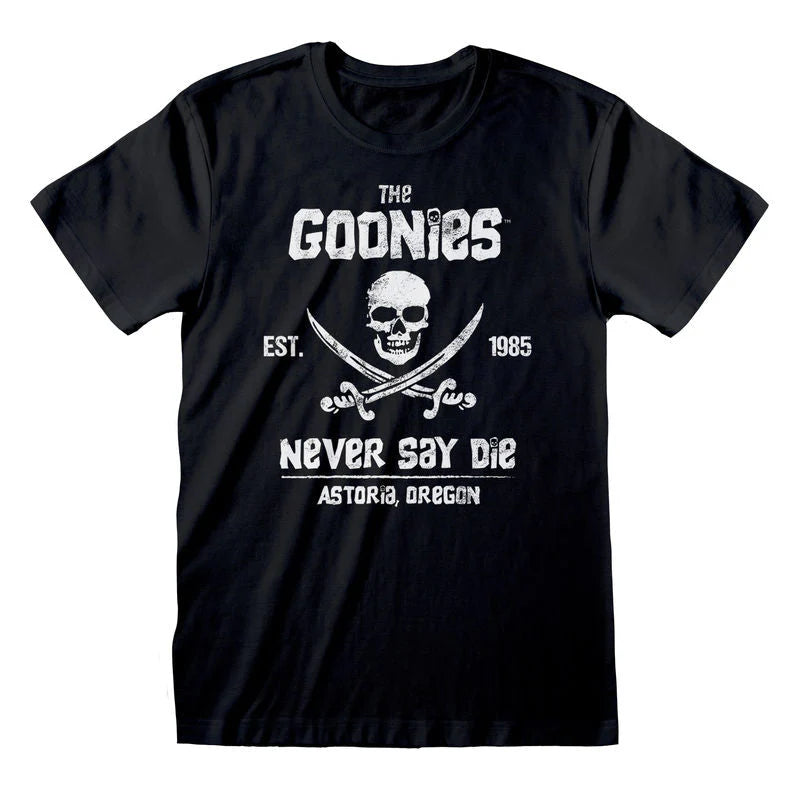 The Goonies "Never Say Die" Logo  T-Shirt Adults
