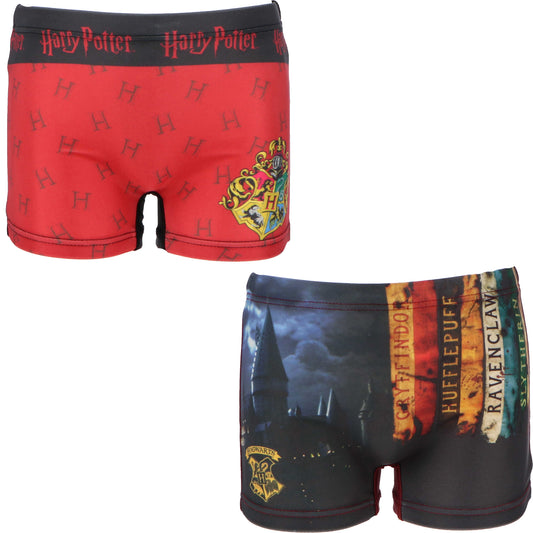 Harry Potter Boxer Style Swim Shorts