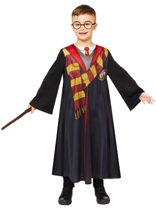 Harry Potter Deluxe Costume with Glasses and Wand