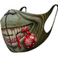 "GRINCH"  COTTON FASHION MASK WITH ADJUSTER