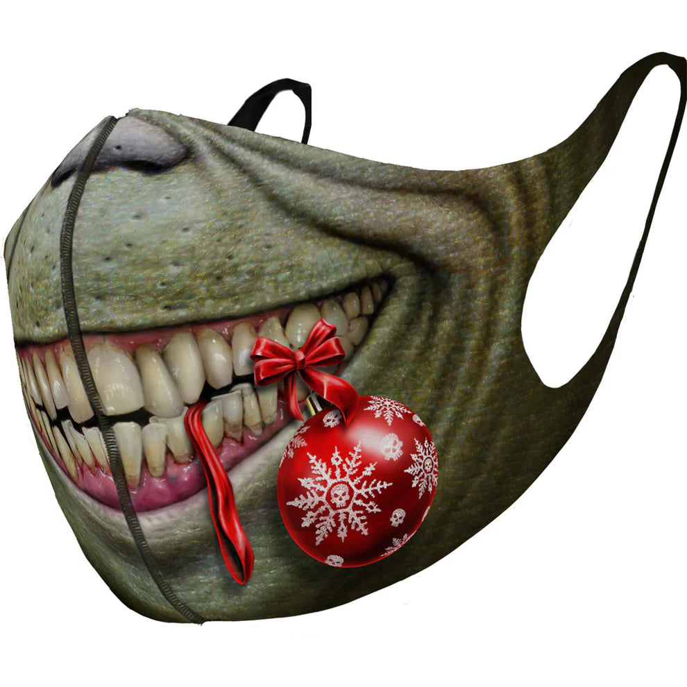 "GRINCH"  COTTON FASHION MASK WITH ADJUSTER