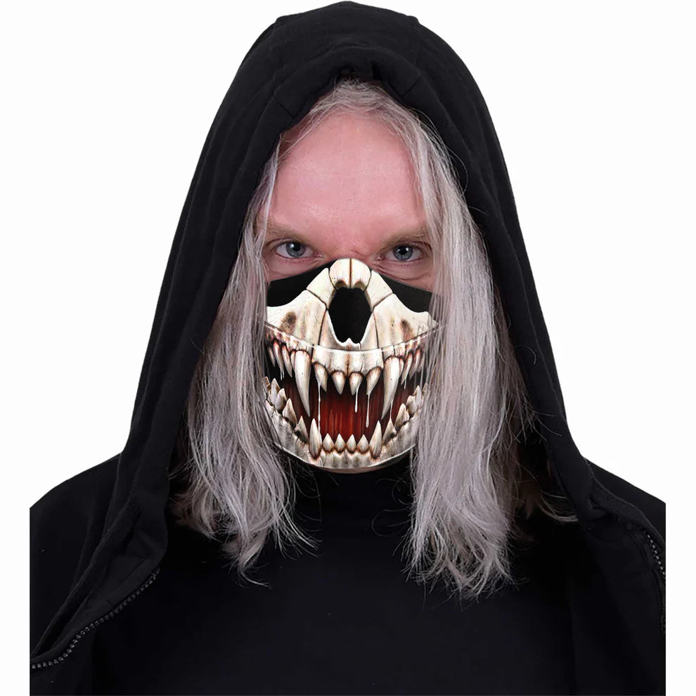 PREMIUM "ROCK SKULL"  COTTON FASHION MASK WITH ADJUSTER