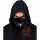 PREMIUM "ZIPPED MOUTH"  COTTON FASHION MASK WITH ADJUSTER