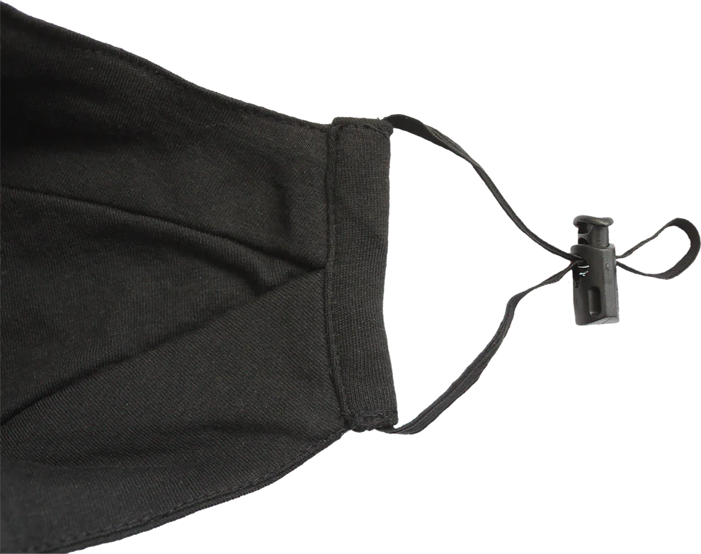 PREMIUM "ZIPPED MOUTH"  COTTON FASHION MASK WITH ADJUSTER