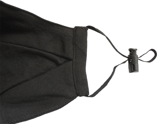 PREMIUM "ZIPPED MOUTH"  COTTON FASHION MASK WITH ADJUSTER