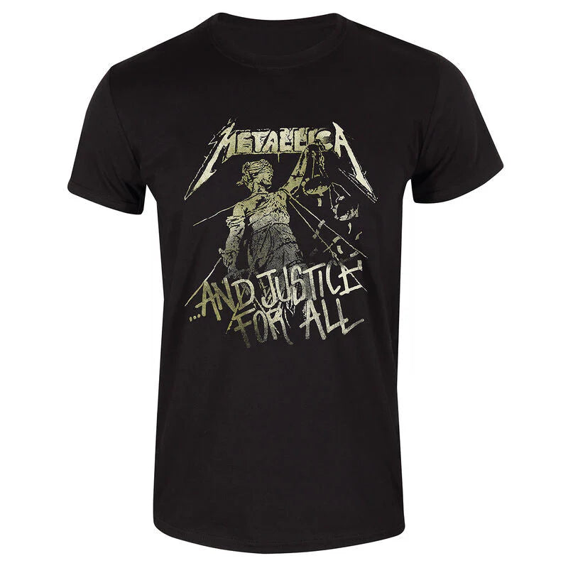 METALLICA UNISEX T-SHIRT: Justice for all-tracks