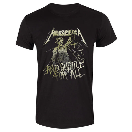 METALLICA UNISEX T-SHIRT: Justice for all-tracks