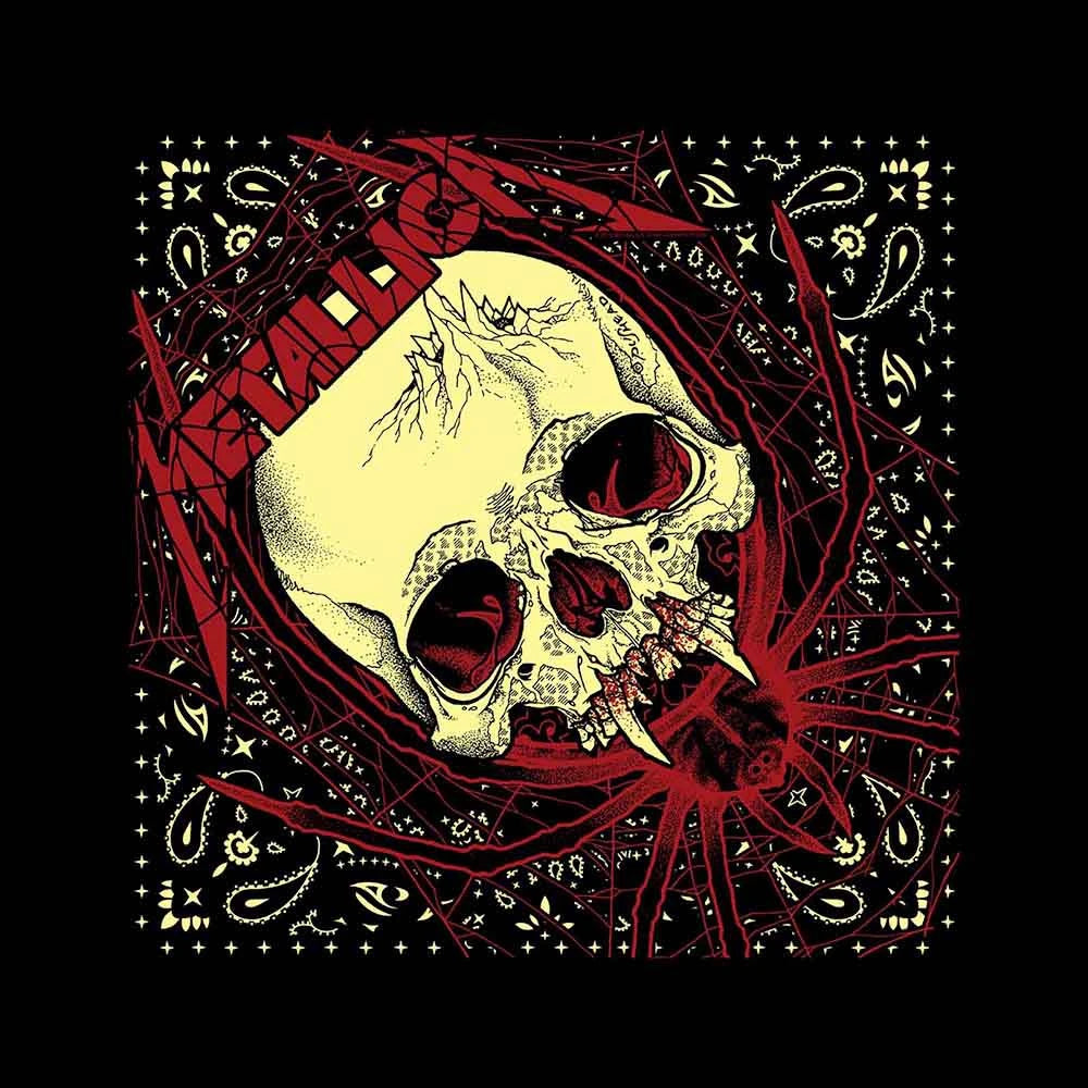 Metallica " Spider Skull " Bandana Unisex