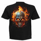 Night Rider "Flaming Skull"   Adult Unisex T Shirt