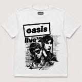 KIDS Oasis "Live 25 Rock And Roll Star" Unisex T shirt