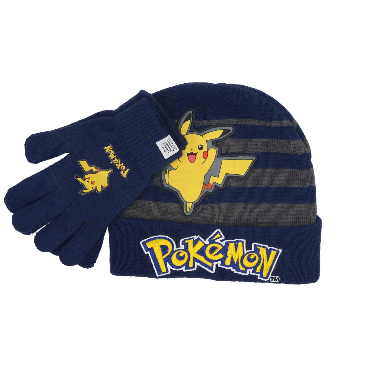 Pokemon hat and gloves set