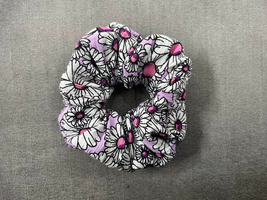 Purple Daisy scrunchies