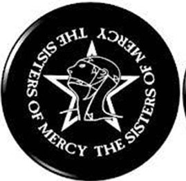 Goth Rock Bands   1" inch (25mm) button pins
