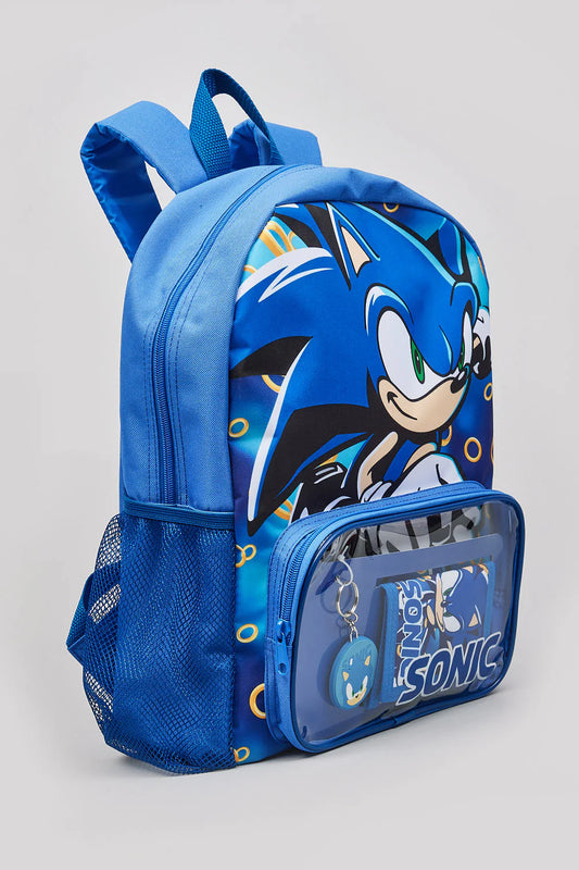 SONIC BACKPACK, WALLET AND KEYRING SET