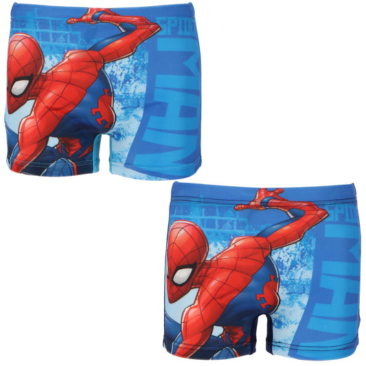 Spiderman Boxer style Swim Shorts