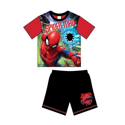 Boys Spiderman Short Pyjamas