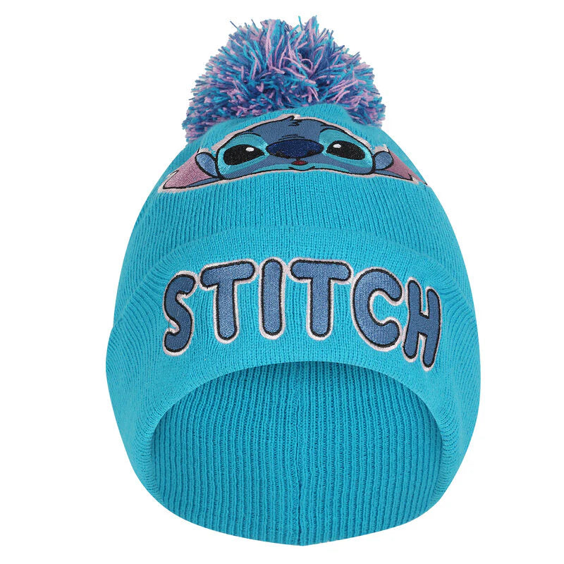 Stitch  Beanie Hat " Embroidered Face"  Adults