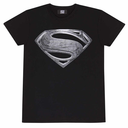 Superman "STEEL LOGO"  Adult T Shirt