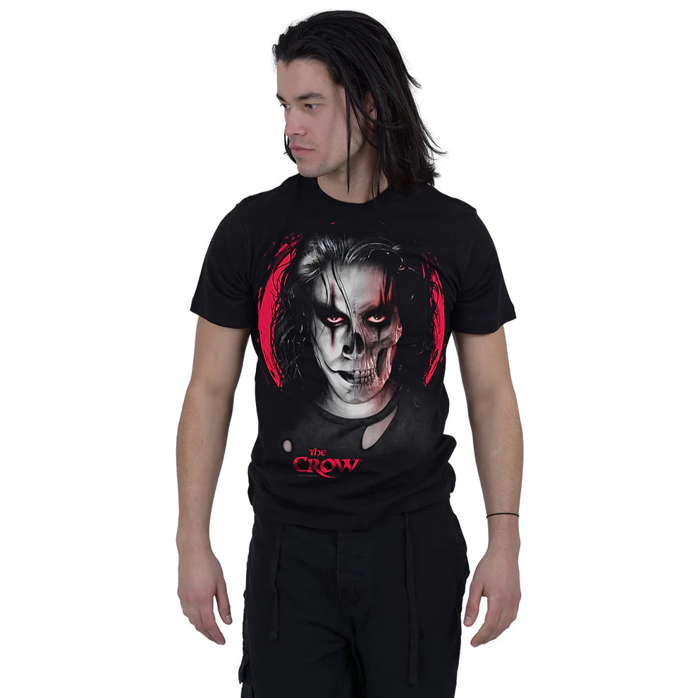 The Crow "Skull Face"  unisex adult t-shirt