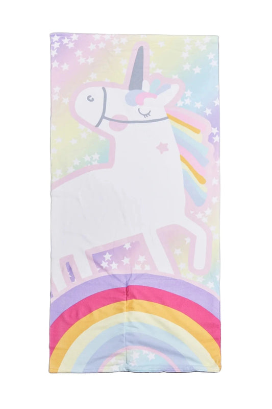 Unicorn Beach towel backpack