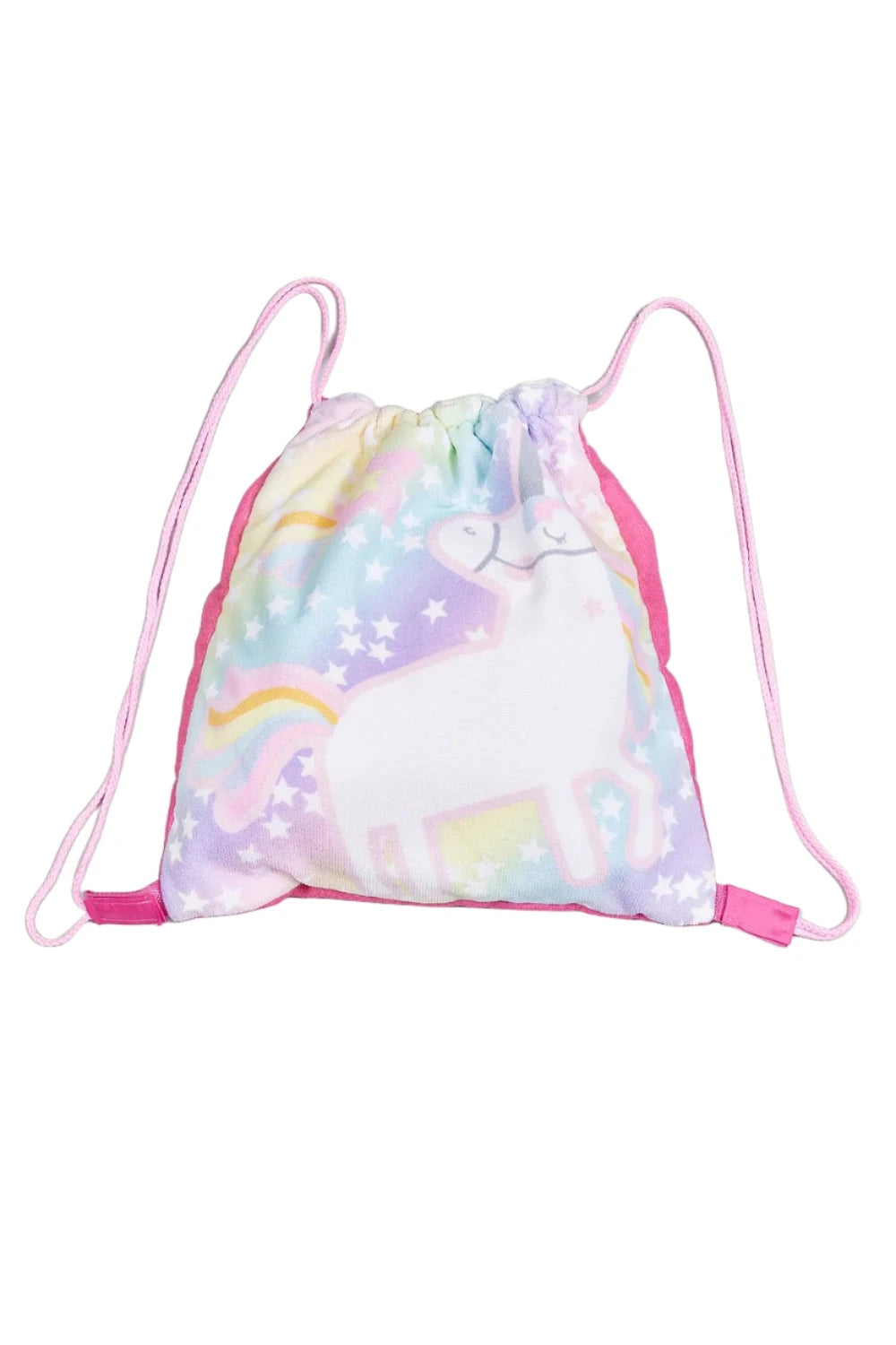 Unicorn Beach towel backpack