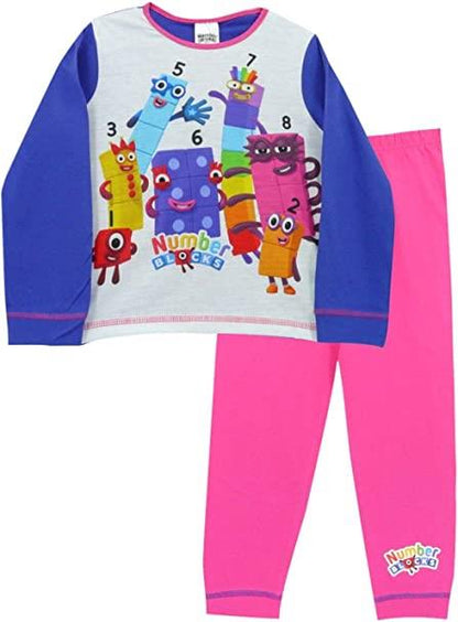 Toddlers Number Blocks Character Pyjamas