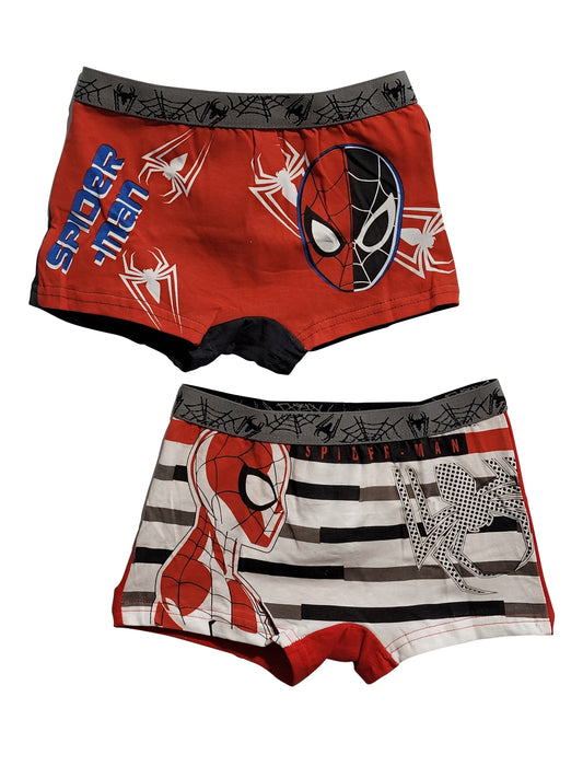 Bio MARVEL Spiderman Boys Boxer Shorts 2Pack