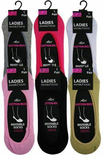 Aler Ladies Invisible Sock (6 pk)