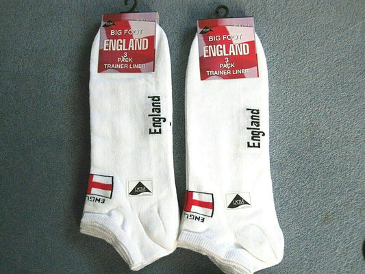 BIG FOOT ENGLAND TRAINER LINER/ SOCKS