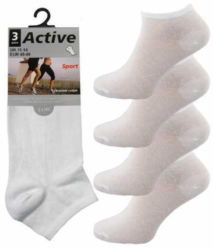 MEN'S BIG FOOT TRAINER SOCKS, 3PK