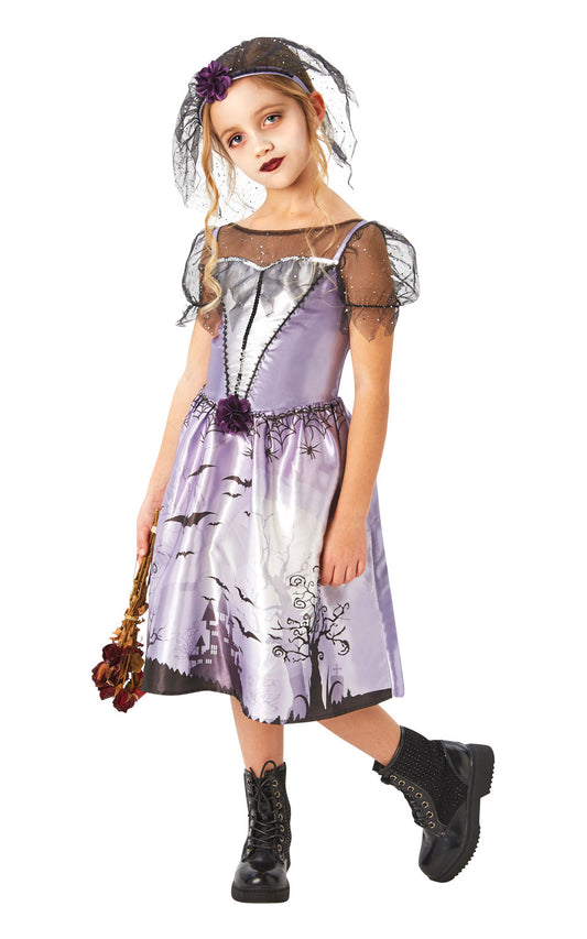 Kids Gothic Bride Costume