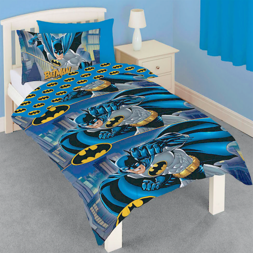 BATMAN Single Duvet Set Blue