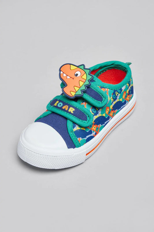 DINO Canvas trainers
