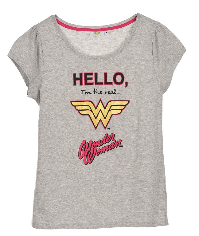 Women's - Wonder Woman pyjama set t-shirt and shorts