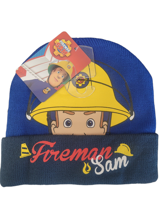 Fireman Sam Kids Knitted Hat