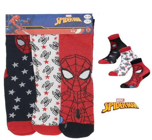 Kids Spiderman Socks pack of 3 pairs