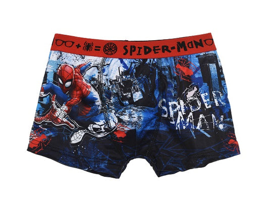 Boys Spiderman Single Boxer Shorts