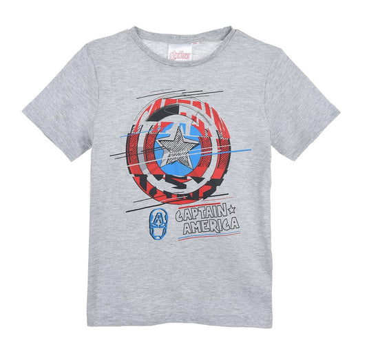 Boys Captain America short sleeved T Shirt