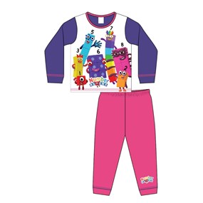 Toddlers Number Blocks Character Pyjamas