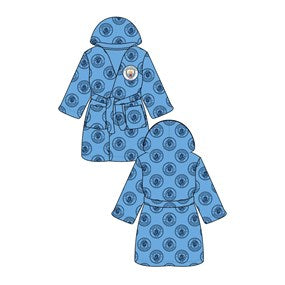 Kids Official Man City FC Dressing Gown