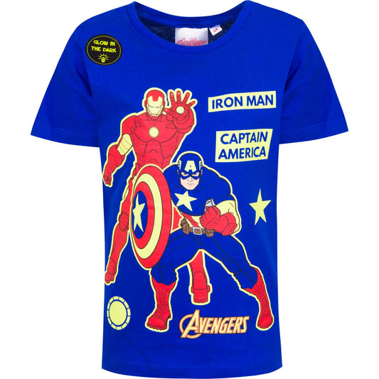 Boys Avengers Glow In The Dark T-Shirt